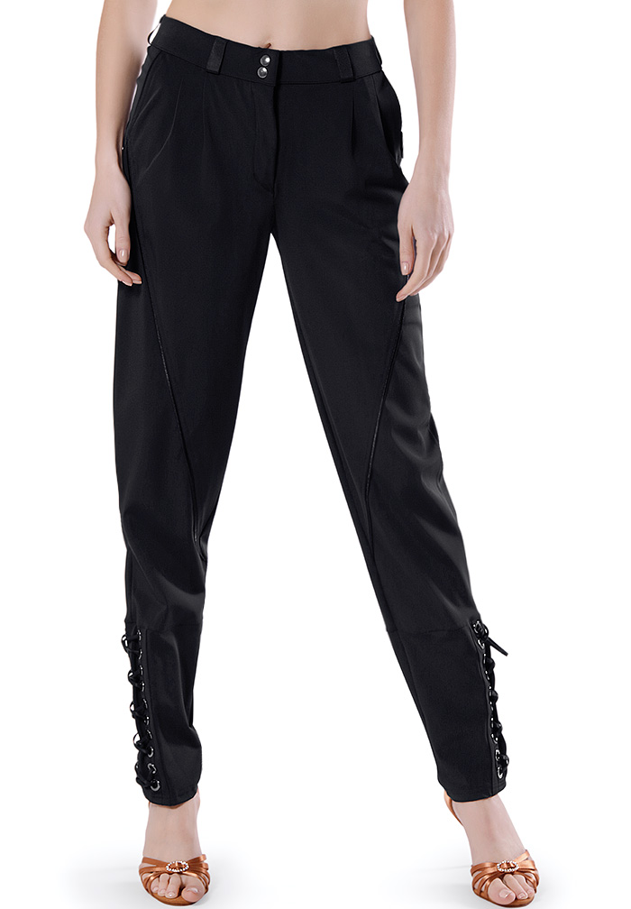 Maly Noble Pants with Pleats MF-SP402-Black