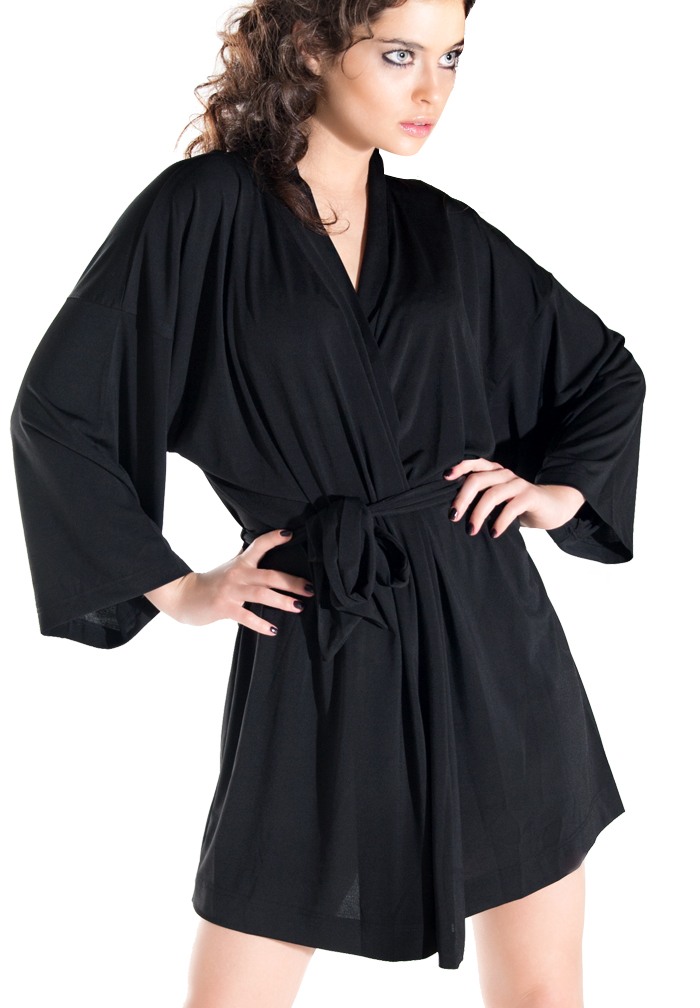 Maly Unisex Dance Kimono-Black