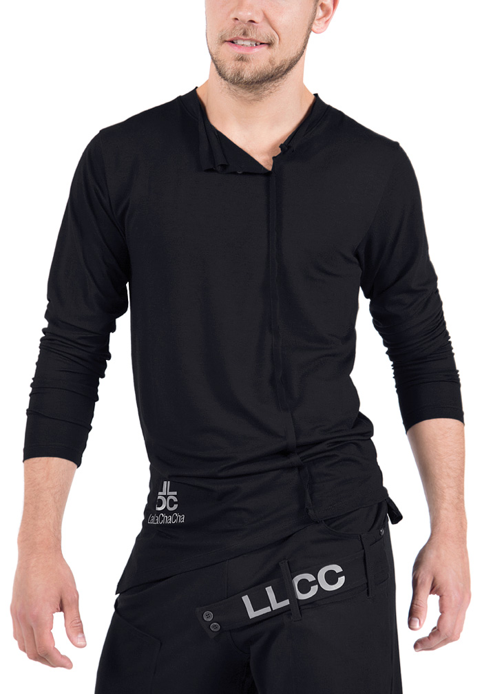Maly Unisex Diagonal Shirt LC122102-Black