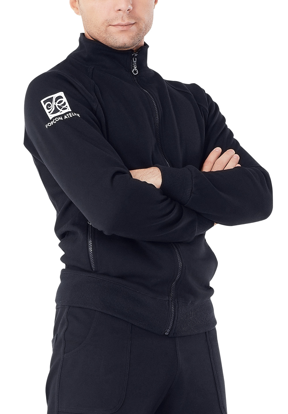 PopconAtelier Unisex Jacket TRT001-Black