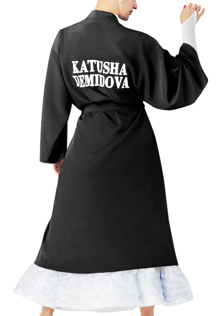 Taka Ladies Robe Without Hood LR01-Black