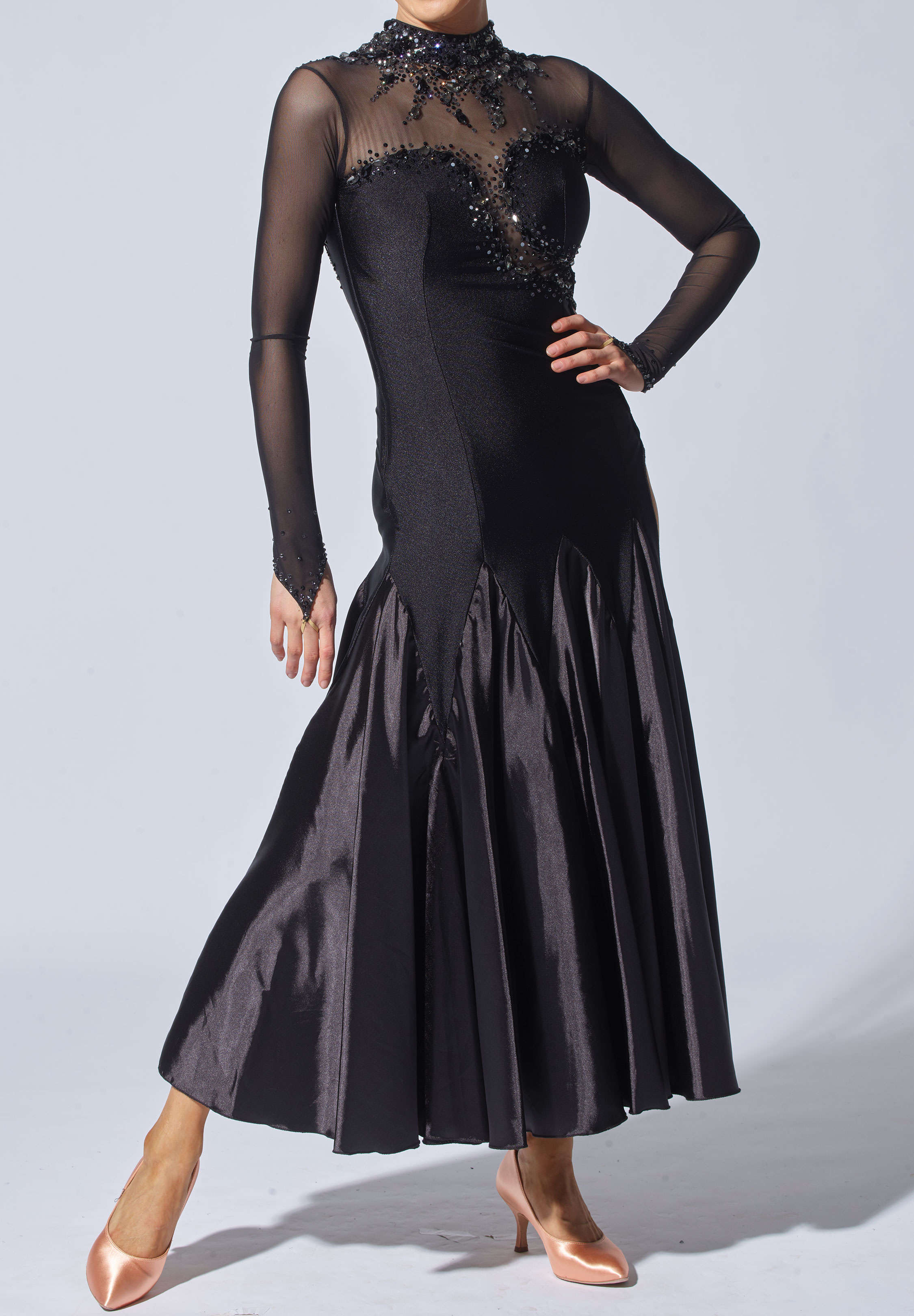Amando Angelina Dress-1-01 Black