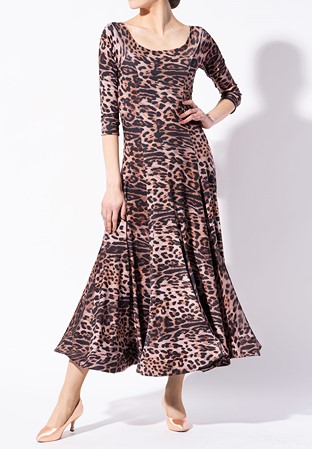 Armando Womens Leopard Practice Dress 00251-Leopard