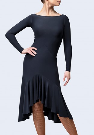 Chrisanne Clover Aida Latin Dress-Black