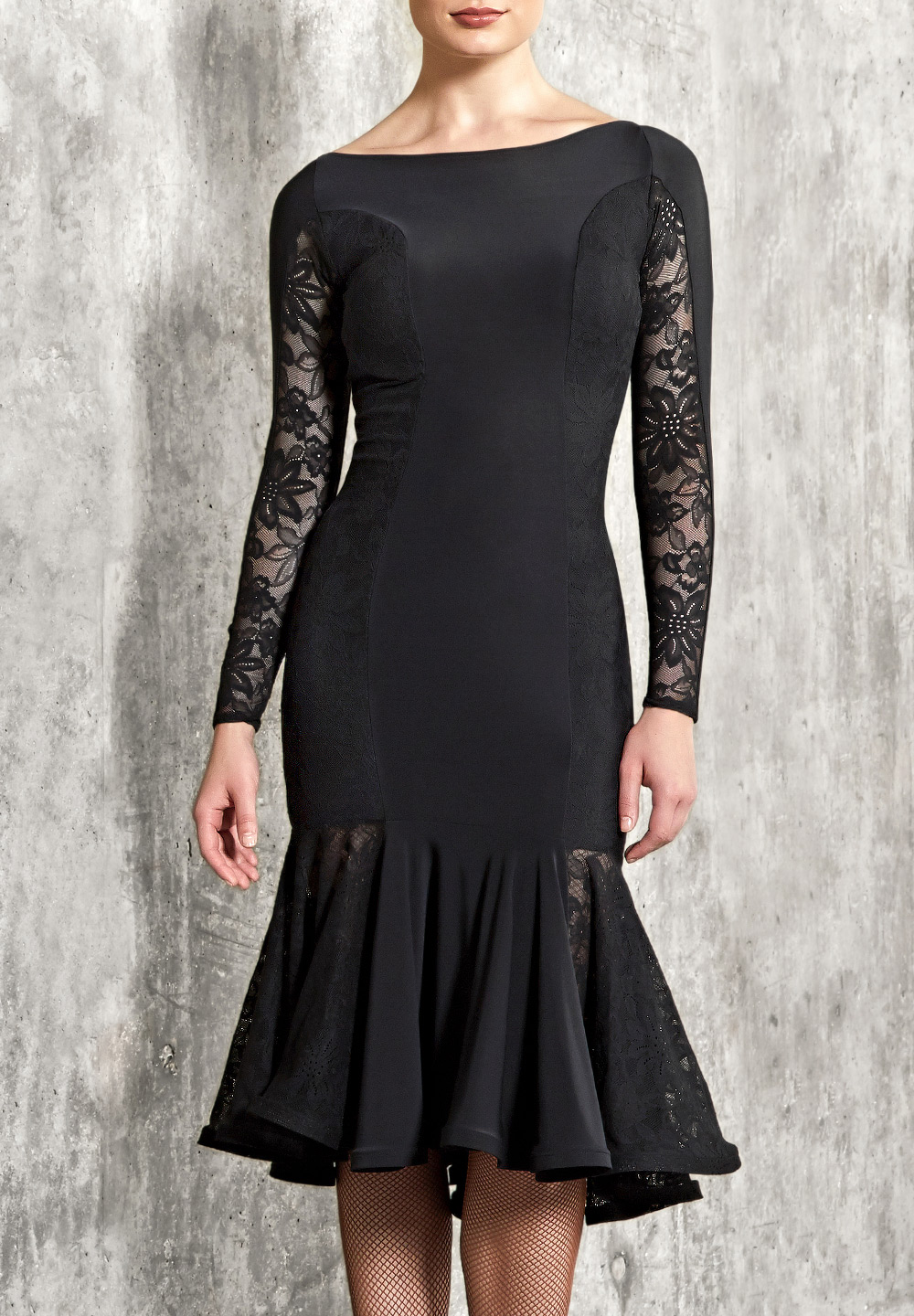 Chrisanne Clover Amelie Latin Dress-Black