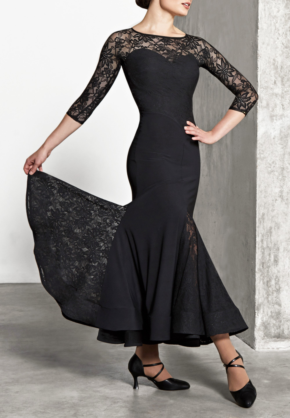 Chrisanne Clover Lilianna Ballroom Dress-Black