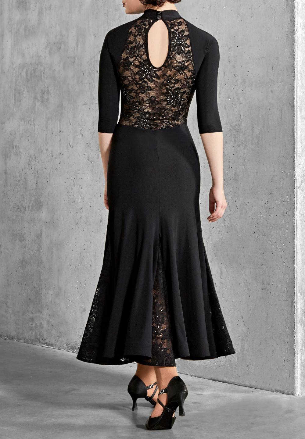 Chrisanne Clover Madeleine Ballroom Dress-Black