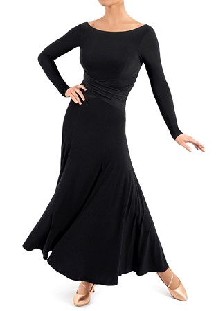 Chrisanne Clover Nomei Ballroom Dress-Black