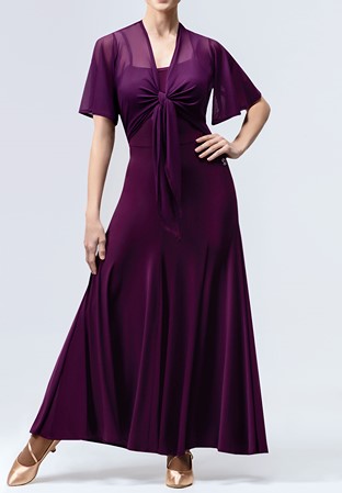 Chrisanne Clover Sienna Ballroom Dress-Plum