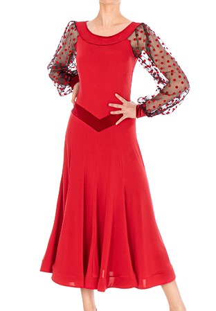 Dance Box Cannes Ballroom Dress P20120016-02 Red