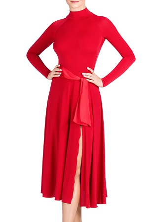 Dance Box Liberty Latin Dress P19120021-02 Red