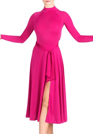 Dance Box Liberty Latin Dress P19120021-03 Amarant