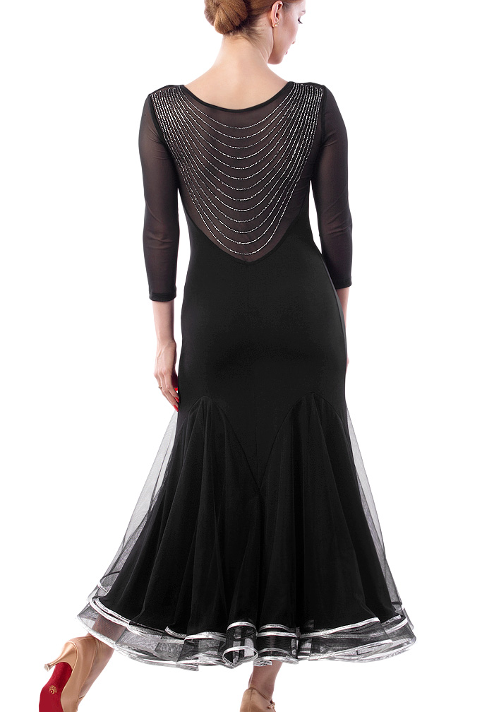 The Bounce Dress - Silverblk main image 0