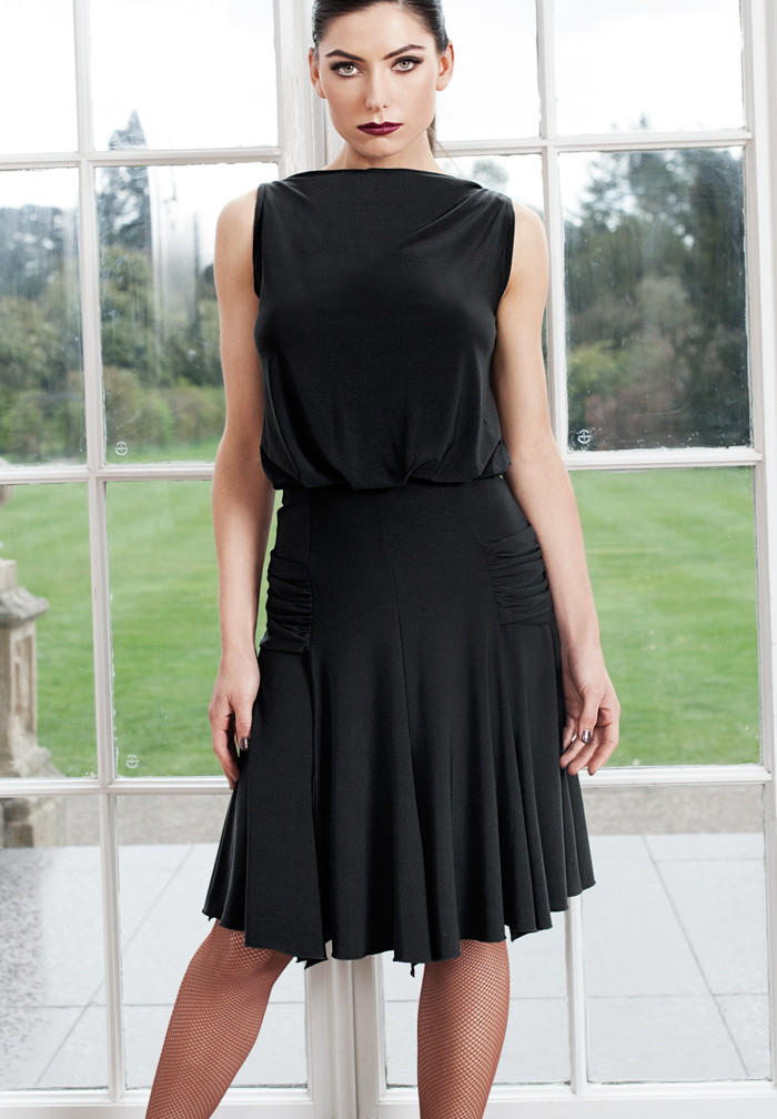 Espen for Chrisanne Clover New York Latin Dress-Black