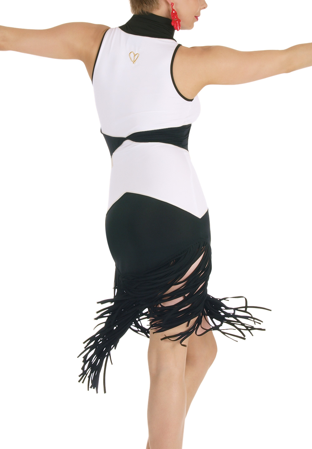 Gio Mio Magnella Geometric Pattern Latin Dress GM0851 Dresses