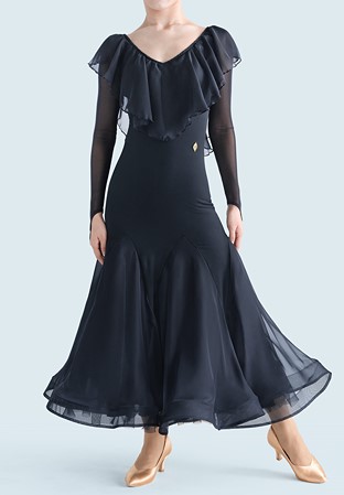 MF Nocturnal Motion Ballroom Dress M130-Black