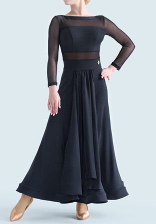 MF Dark Eclipse Smooth Dress M326-Black