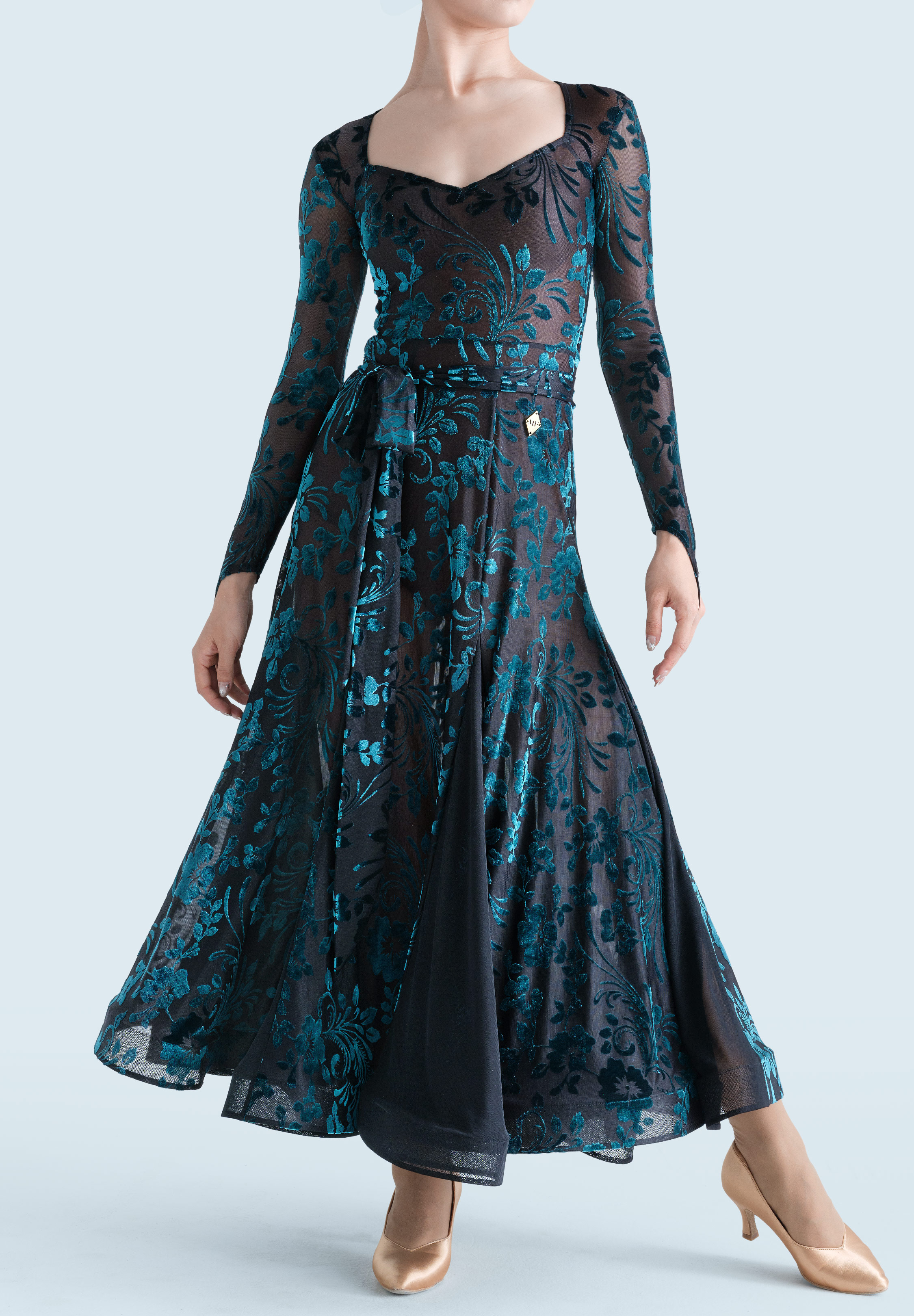 MF Mystic Midnight Ballroom Dress M403-Green