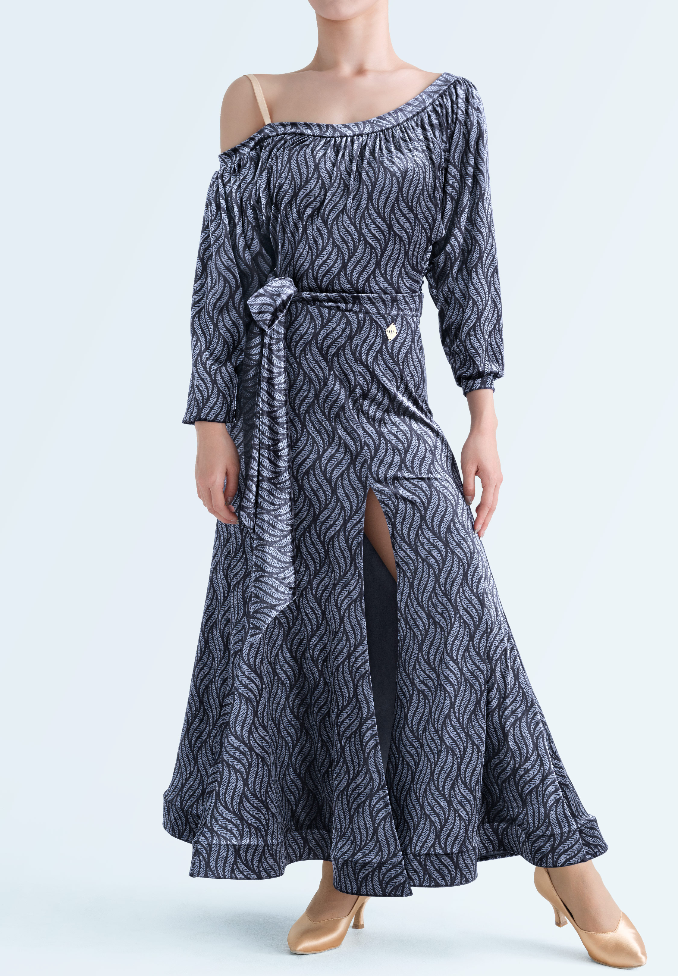 MF Midnight Current Smooth Dress M424-Printed