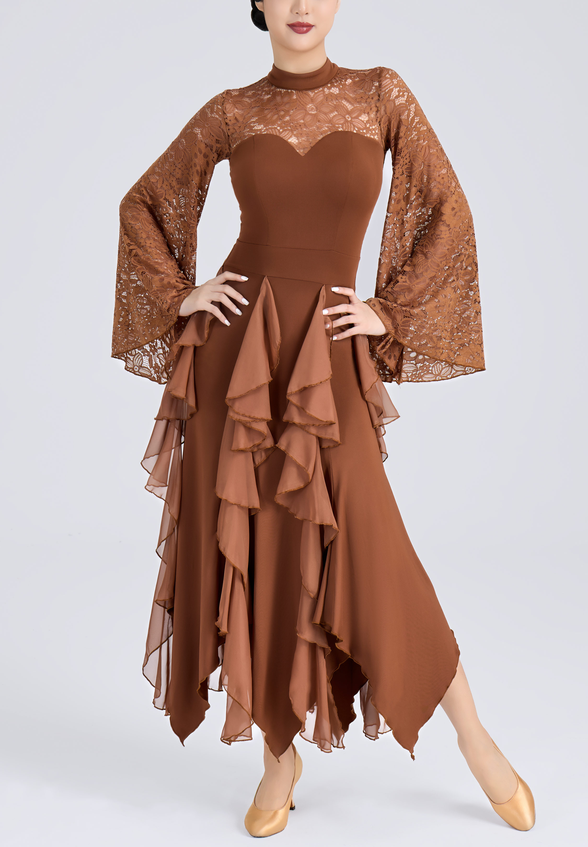 MF Bronze Whisper Smooth Gown M435-Brown