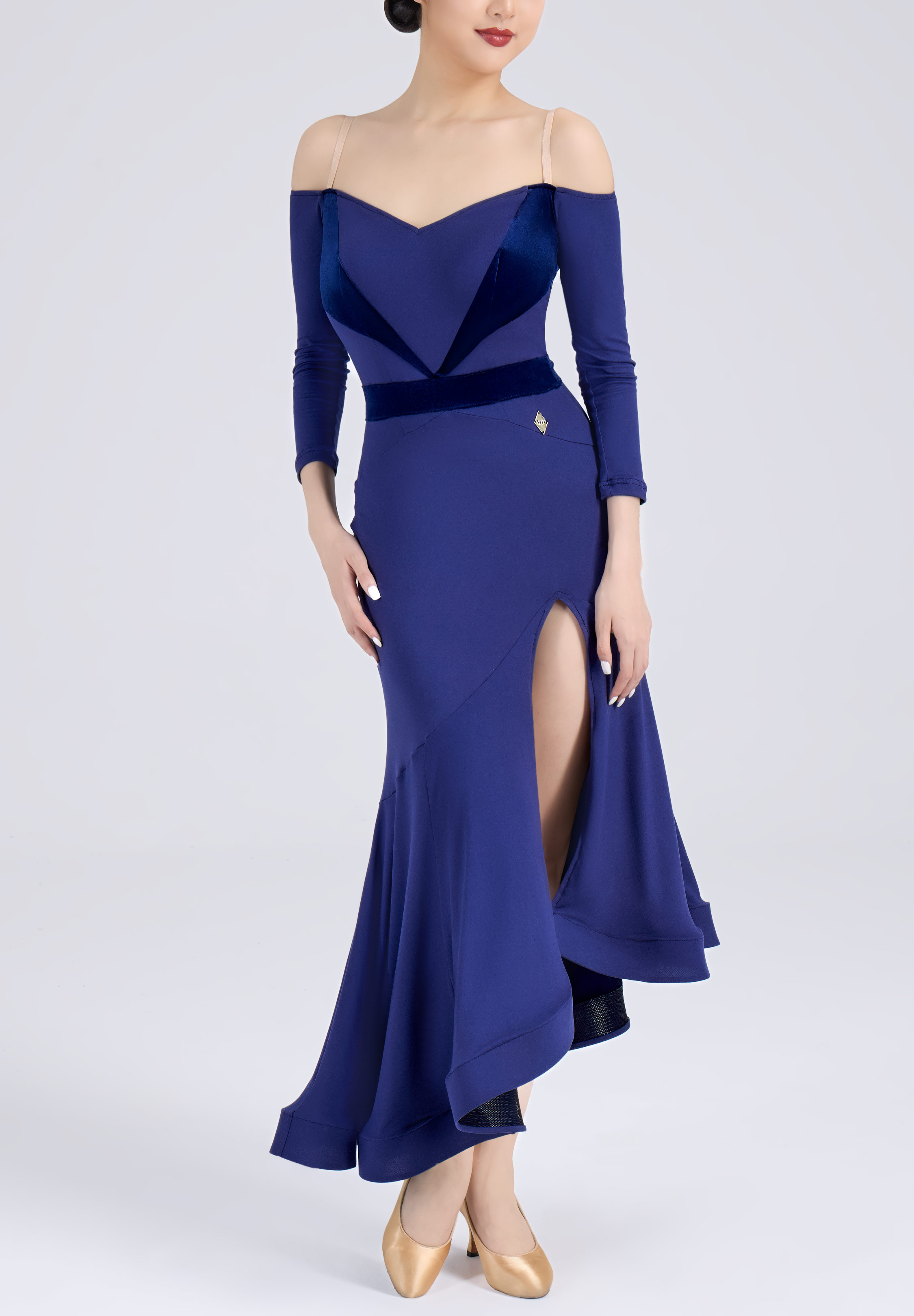 MF Midnight Tide Smooth Dress M477-Blue