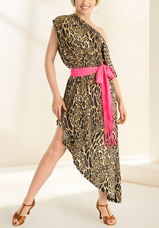 Gio Mio Magnolia Womens Latin Dress GM0812-Leopard