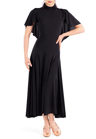 Maly Womens MADELEINE Ballroom Dress MF231601-Black