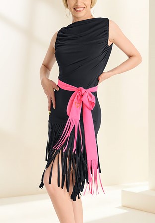 Gio Mio Manisha Womens Latin Dress GM0839-Black