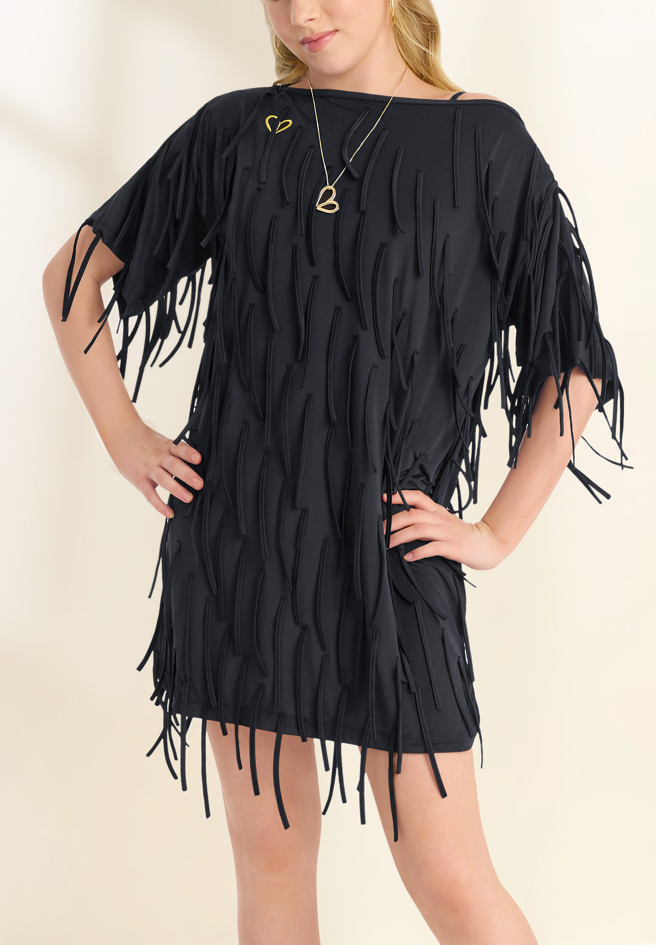 Gio Mio Melina Womens Latin Dress GM0886-Black