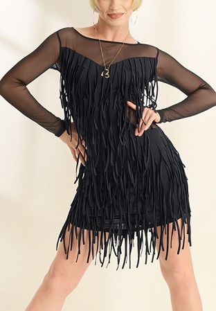 Gio Mio Meluka Womens Latin Dress GM0848-Black