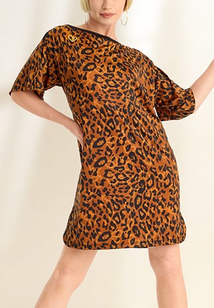 Gio Mio Milo Womens Latin Dress GM0893-Leopard