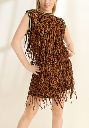 Gio Mio Mirabella Womens Latin Dress GM0879-Leopard