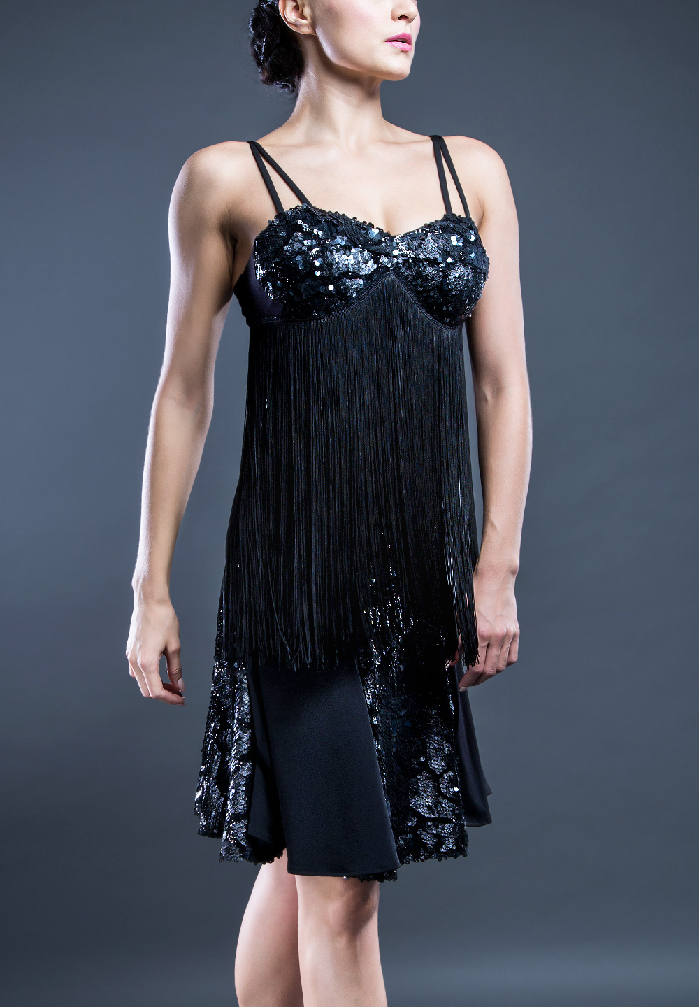 Santoria Lora Brillant Latin Dress DR7081-3Gradient Sequin