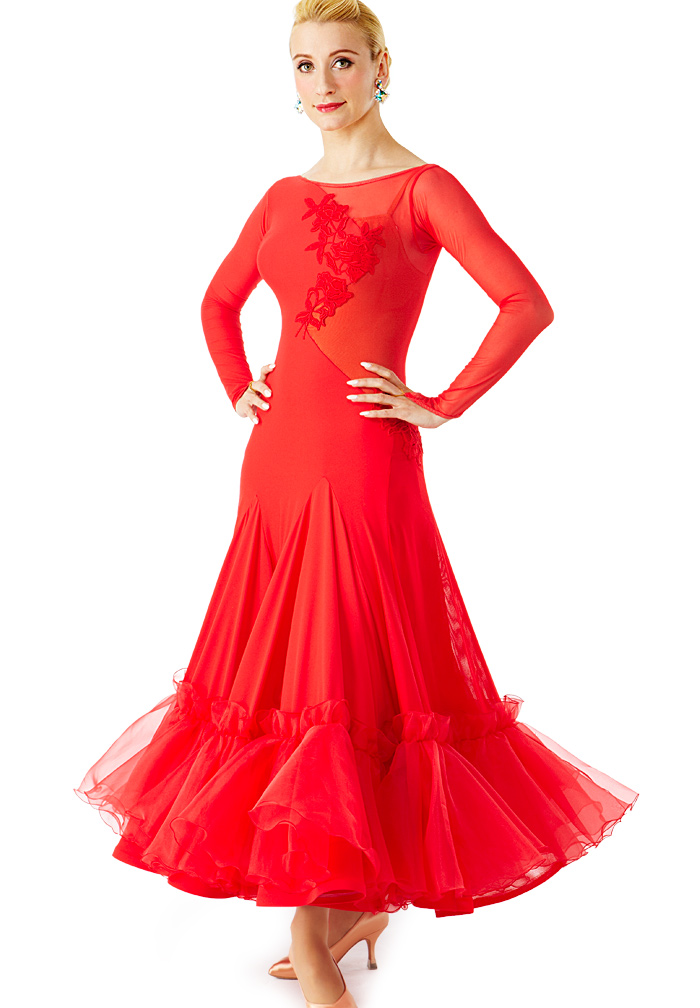 Taka Womens Dress 3S-00140-A-B Cup/Red
