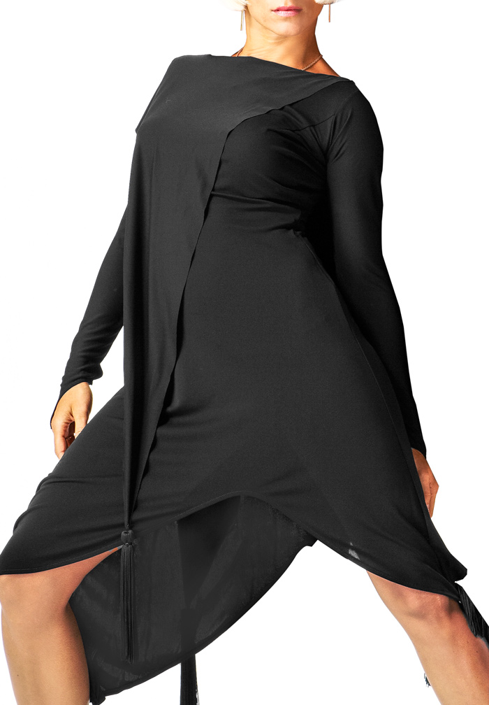 Taka Womens Dress 3L-00129-A-B Cup/Black
