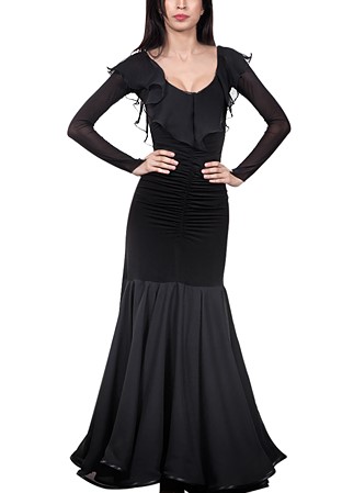 Victoria Blitz Ballroom Dance Dress ST013-Black