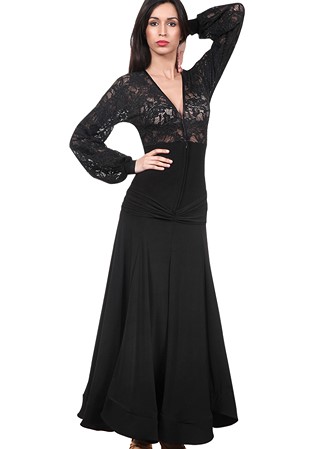 Victoria Blitz Ballroom Dance Dress ST014-Black