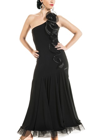 Victoria Blitz Ballroom Dance Dress ST024-Black