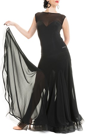 Victoria Blitz Ballroom Dance Dress ST025-Black