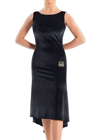 Victoria Blitz Clexa Long Latin Dress-Black