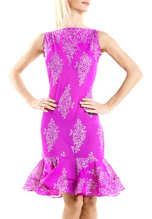 Victoria Blitz Eva Latin Dress-Fuchsia