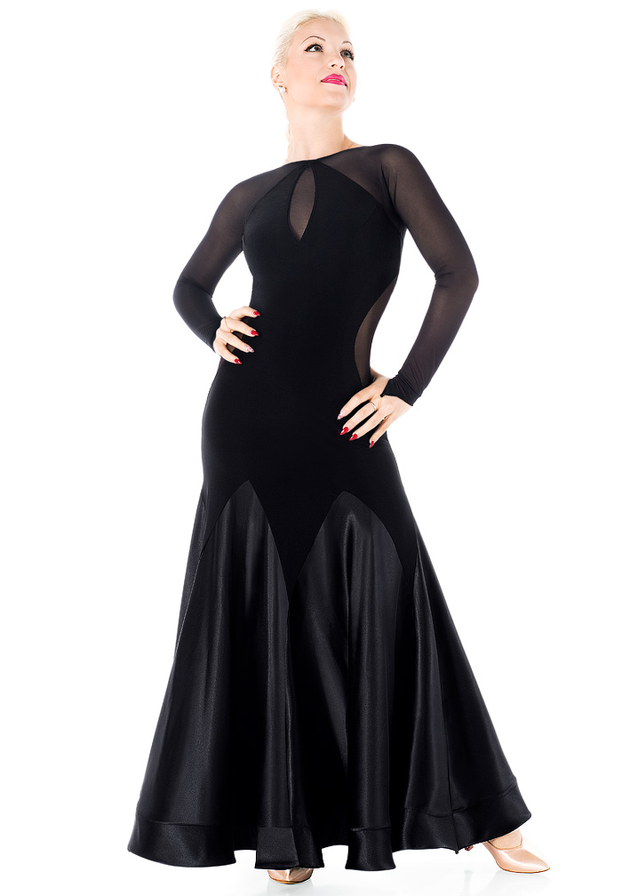 Victoria Blitz Goccia Ballroom Dress-Black
