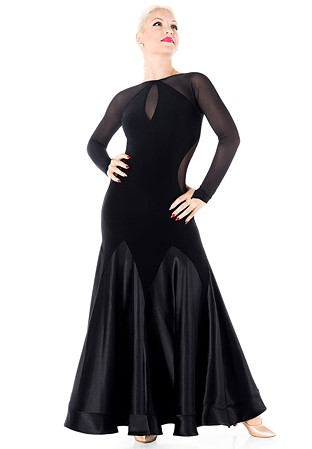 Victoria Blitz Goccia Ballroom Dress-Black