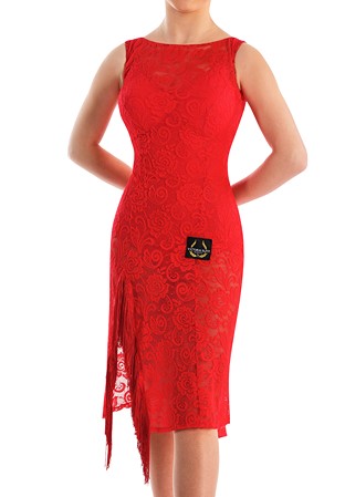 Victoria Blitz Nicol Latin Rhythm Dress-Red