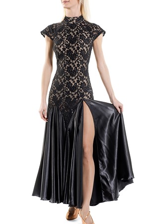 Victoria Blitz Patty Ballroom Dress-Black Lace