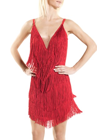 Victoria Blitz Roxana Latin Dress-Red