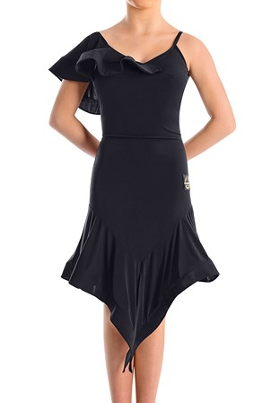 Victoria Blitz Siracusa Latin Dance Dress-Black