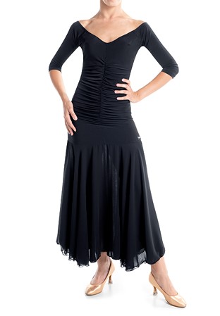 Victoria Blitz Sirmione Standard Dance Dress-Black