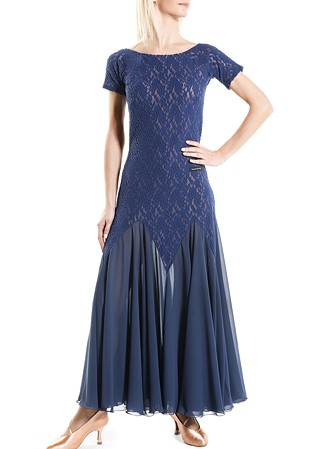 Victoria Blitz Ska Ballroom Dress-Blue