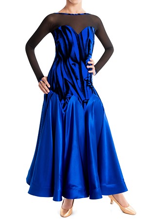 Victoria Blitz Tigre Royal Ballroom Dress-Royal Blue